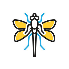 Multi color icon for dragonfly