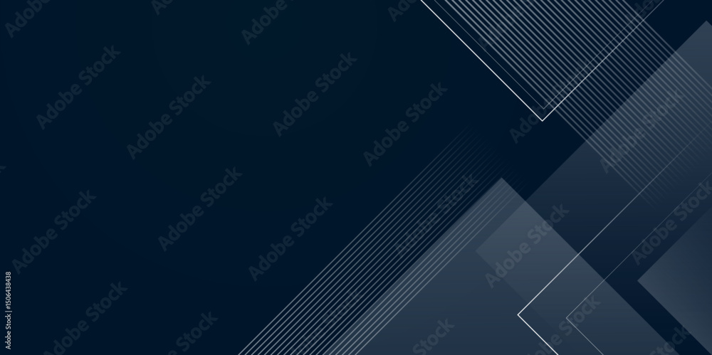 Poster minimal blue abstract modern background design. vector futuristic digital landscape with line abstra
