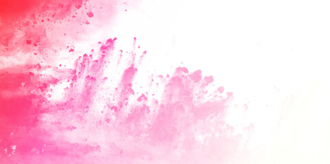 Beautiful abstract colorful pink and red powder explosion background. Freeze motion canvas for creative grunge design vintage cards, retro templates Particles explosion screen saver, wallpaper vector