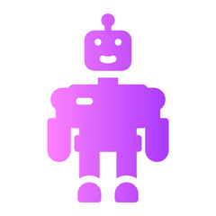 robot gradient icon