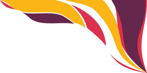 abstract modern colorful wavy background