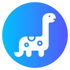 dinosaur gradient icon