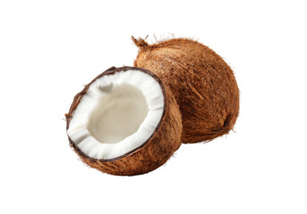 A Fresh, Tropical Fruit Displayed with Natural Texture and Juicy Interior, Perfect for Culinary Use, Beauty Products, and Island-Themed Design, On Transparent Background, Png