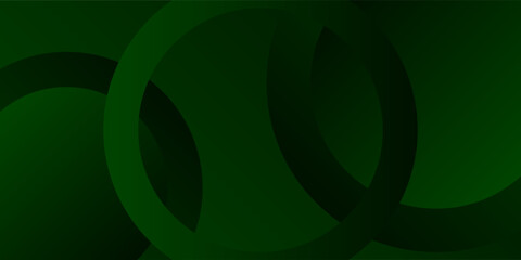 Minimalist soft Abstract Background in Gradient green and white Tones with Circles. Circle effect style geometric, abstract background.