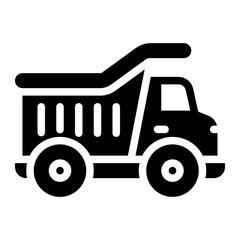 truck glyph icon