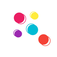 colorful circle pattern design
