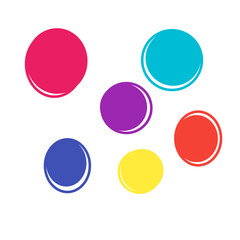 colorful circle pattern design