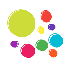 colorful circle pattern design