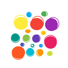 colorful circle pattern design
