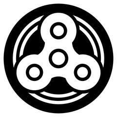 spinner glyph icon