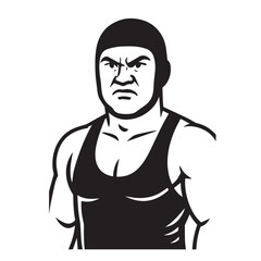 sketch of a man in a shirt