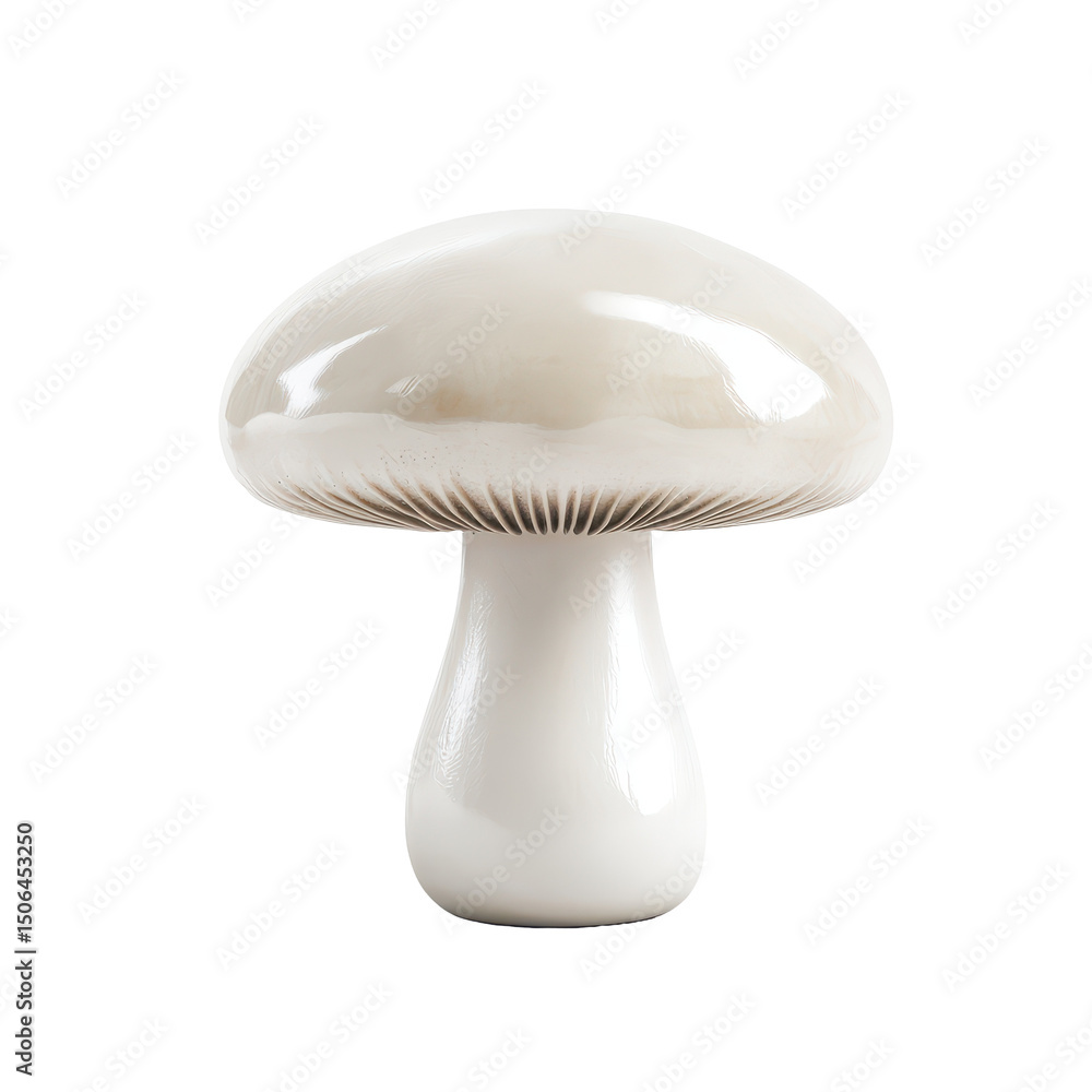 Poster white turmeric isolated on transparent background showcasing its unique shape and texture, white tur
