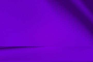 Wall interior background, studio and backdrops show products. with soft light shadow from window color blue and white. background for text insertion and presentation of product	