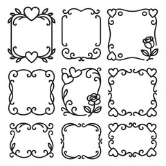 Cheerful and Whimsical Cute Frame Border Vector