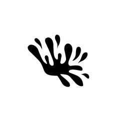 water splash silhouette