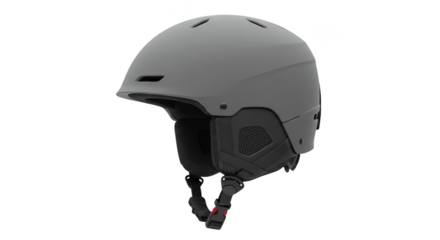 Isolated Gray Helmet Isolated on Transparent Background a Photo