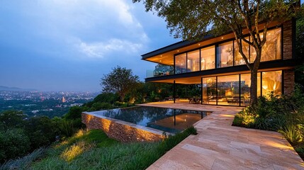 Fototapeta premium Modern luxury residence