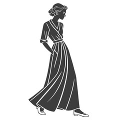 Fototapeta premium silhouette of a woman