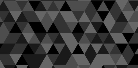 Abstract minimal geometric seamless pattern origami black, gray square cube triangulated random cube low polygon triangle textile abstract corporate creative design.	