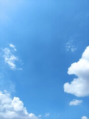 blue sky with clouds