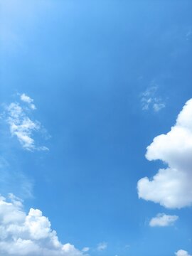 blue sky with clouds