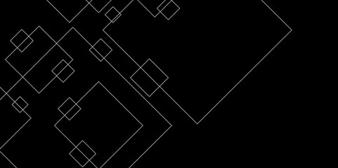 Abstract black rectangle shape geometric line background. Geometric background. Vector illustration abstract graphic design banner pattern presentation background web. design for brochure, website.