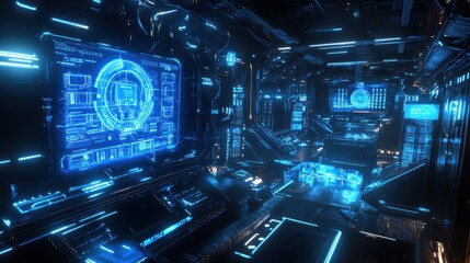 Abstract digital technology background