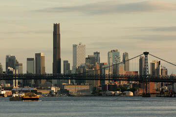 East River view towards the Brooklyn skyline