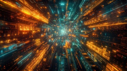 Obraz premium Abstract radiating pattern background