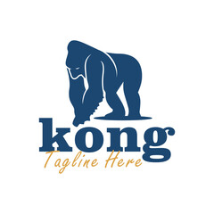 ancient animal logo king kong walking