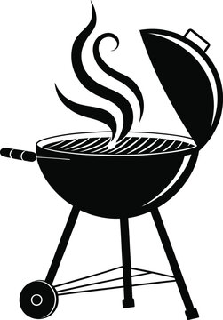 recommend clip art: BBQ Grill Premium Silhouette Icon Vector