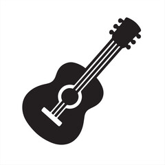 acoustic guitar vector illustration
