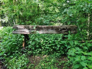 old wooden fence