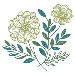 floral pattern line art, sketch style textile, single line flower repeat, modern wrapping paper, rose inspired pillow cover

