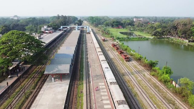 The railway lines in Bangladesh are unprotected. People and animals can enter here. Therefore, suicides and unnatural deaths occur.