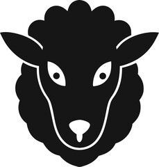 Goat Face Icon – Eid Qurbani Animal