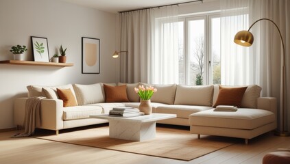 Futuristic technology background with glowing lines and geometric shapes design