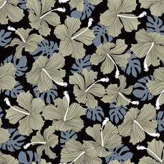 Abstract floral pattern perfect for textile design,