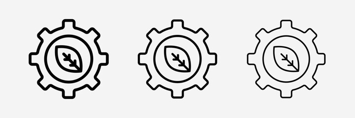 Green technology icon vector design illustration isolated on white background.