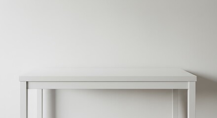 Clean Minimalist Empty Table A Blank Canvas for Your Designs