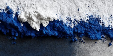 Blue white , color gradient rough abstract background shine bright light and glow template empty space.