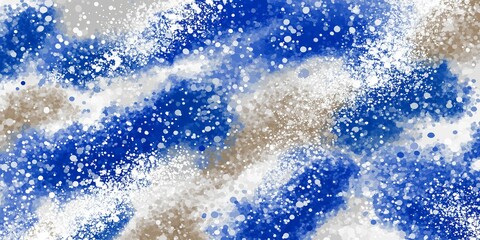 Blue white , color gradient rough abstract background shine bright light and glow template empty space.