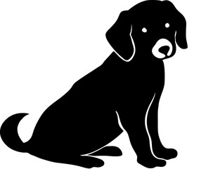 dog silhouette vector