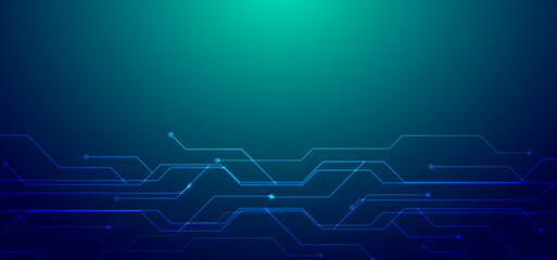 Digital technology speed connect blue green background, cyber nano information, abstract communication, innovation future tech data, internet network connection, Ai big data, line dot illustration 3d