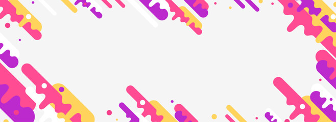 カラフル抽象幾何学背景フレーム