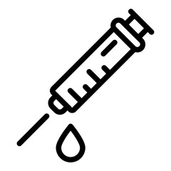 Obraz premium Vaccine Icon 