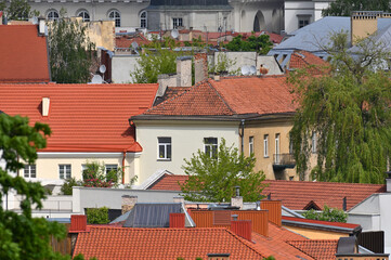 Naklejka premium Architecture of Vilnius old town
