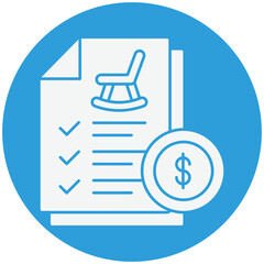 Retirement coverage :Vector Icon which can easily modify or edit