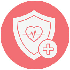 Health insurance :Vector Icon which can easily modify or edit