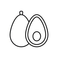 Avocado Vector icon
